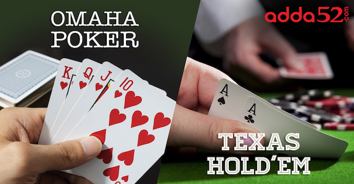 Sự khác biệt giữa Omaha và Texas Poker